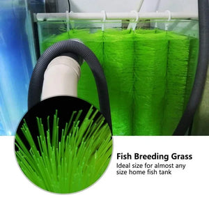 60/100cm Koi Fish Pond Filter Hatching Grass Brush Biochemical Filter Media Fish Tank Clean Tools Breeding Supply filtro acuario