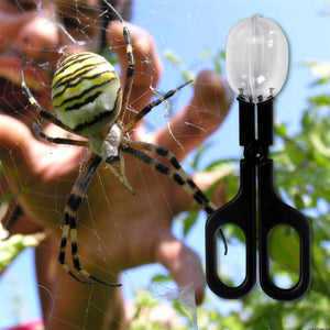 Bug Insect Catcher Scissor Reptile Indoor Outdoor Portable Plastic Clamp Tong Transparent Birds Spiders Trap Box Garden Supplies