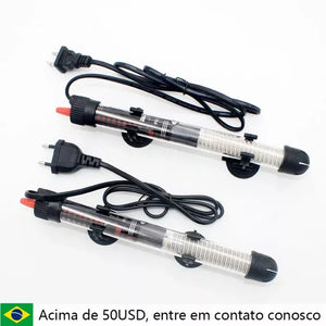 25W-300W Adjustable Temperature Thermostat Heater Rod Submersible Aquarium Fish Tank Water Heat Water Heating 110v-220v EU US