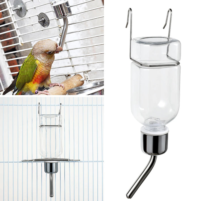 Portable Automatic Feeders Water Dispenser Hanging Water Bottles For Small Animal Rabbit Cat Bird Drinking Feeding Pet