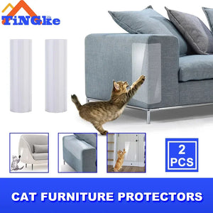 2/4PCS Cat Furniture Protectors Sofa cat Scratch Protection Paw Pads Training Tape Cat Scratch Sofa Protection Accessories