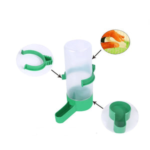 2 Pcs Pet Bird Drinker Feeder Food Spoon Bird Supplies Parrot Parakeet Automatic Water Cups Bottle Feeder Bird Accessories