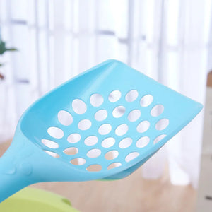 Durable Thick Cat Litter Shovel Cat Scoop Shovel Waste Tray Pet Cleaning Tool Plastic Cat Sand Toilet Cleaner Spoons