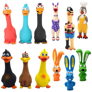 Pets Dog Toys Screaming Chicken Sound Toy Puppy Bite Resistant Chew Toy Interactive Squeaky Dog Toy Puppy Dog Accessories