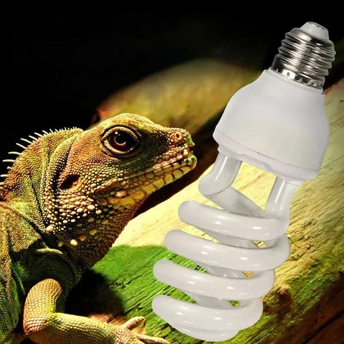 5.0 10.0 UVB Reptile Lamp 13W Energy Saving Terrarium Light UVB UVA Heating Lamp for Turtle Lizard Snake Reptile