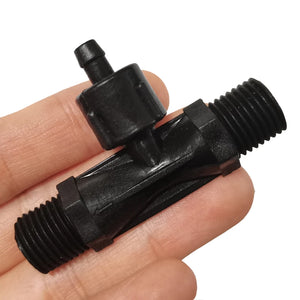 1/4" PVDF Ozone Venturi Water Treatment Injector Aquarium Air Liquid Mixer Ozone Generator Parts 12057