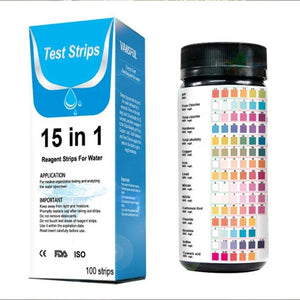 1~8PCS Drinking Water Test Kit Test Strips for Aquarium, Pool, Spa, Well & Tap Water