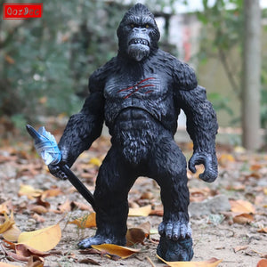 OozDec Gorilla King Kong Toys Warrior Fight Mode  PVC Animals Model Decoration Action Figures Role Playing Story Toy Kids Gift