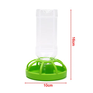 New Reptile Water Drinker Dispenser Food Bowl Lizard Feeder Round Dish Drink Bottle Tray Tortoises Gecko Turtles Feeding Kit