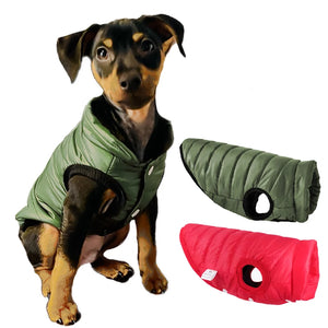 Warm Pet Dog Vest Jacket Autumn Winter Dog Clothes French Bulldog Chihuahua Clothing For Small Medium Dogs Cats Coat Pug Yorkie