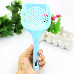 Plastic Cat Litter Shovel Cat Scoop Poop Shovel Waste Tray Pet Cleaning Pooper Scoopers Cat Sand Toilet Cleaning Spoons