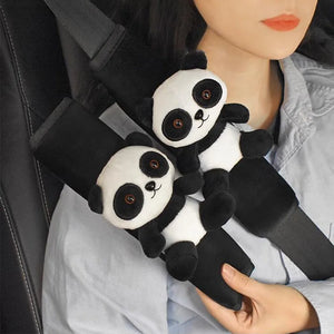 1pc Cute Cartoon Toy Animal Car Seatbelt Cover Seat Belt Harness Cushion Auto Shoulder Strap Protector Pad for Children/ Kids