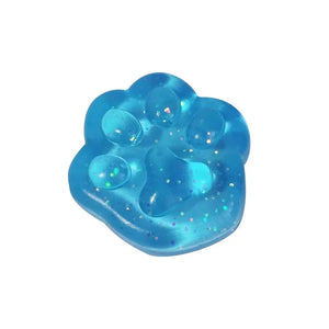 Kawaii Cat Paw Sticky Squeeze Toy Soft Realistic Jelly Glitter Cat's Claw Squishy Stress Relief Toys Kids Adults Unique Gifts