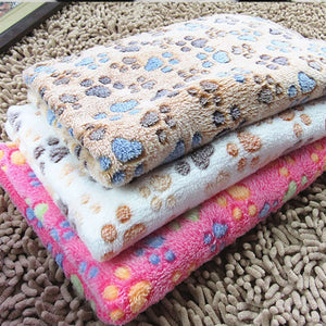 Hot Warm Pet Fleece Blanket Bed Mat Pad Cover Cushion for Dog Cat Puppy Animal Winter Supplies