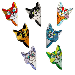 Household Animal Cats Stickers, Door, Window, Glass, Wall, Car Sticker Decoration