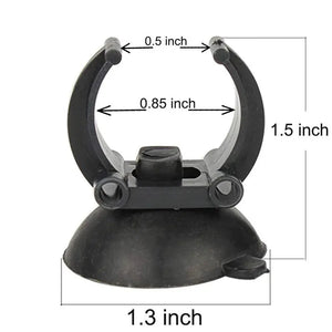 10PCS Aquarium Heater Suction Cups Suckers Clips 33mm Dia Holders Clamps For Fish Tank Accessories Black