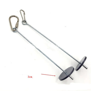 Stainless Steel Pet Parrots Birds Food Holder Support Stainless Steel Fruit Spear Stick Meat Skewer Bird Feeding Stick Feeder