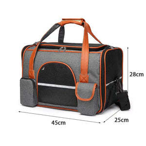 Pet Cat Carrier Backpack Breathable Dog Outdoor Travel Shoulder Bag for Small Dogs Cats Portable Packaging Carrying Pet Supplies