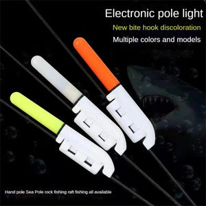 Fishing Electronic Rod Luminous Stick Light LED Induction Fishing Fish Bite Alarms Light Night Fishing Rod Tip Alert Indicator