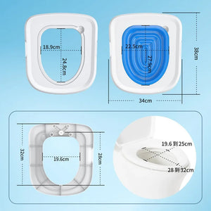 2022 Upgrade Cat Toilet Trainer Reusable Training Toilet for Cats Plastic Training Set Cat Litter Box Mat Toilet Pet Accessaries