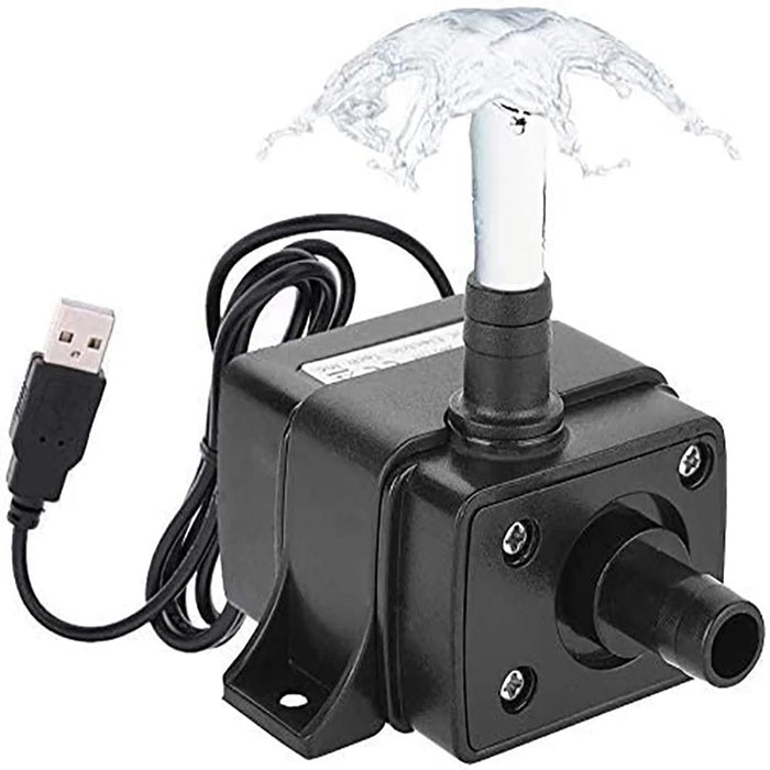 Brushless DC Water Pump Super Silent Aquarium Fish Tank USB Submersible Water Pump Mini Fountain Pumps 120L/H DC 5V Accessories