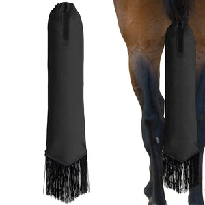 Horse Tail Bag Anti-dirty Horses Tail Bag Tail Protector Anti-dirty Braided Tail Cover Protector With Fringe Horse Grooming