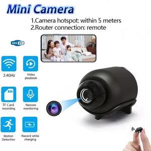 Lenovo 1080P HD Mini Camera WiFi Wireless HD Night Vision Camera Home X5 Remote Camera Kids Pet Safety Monitoring Audio Video