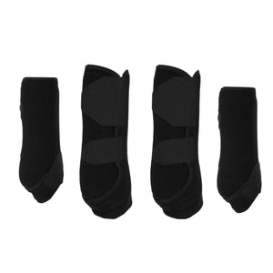 4x Horse Boots Leg Wraps Protector Front Hind Legs Guard Neoprene Horse Support Legs Protection Gears for Equestrian Accessories