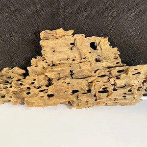 Fish Tank Natural Porous Wood Driftwood Ornament for Aquarium Decoration Hermit Crabs Shrimp Fish Aquarium Accessories