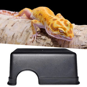 Reptile Platform Shelter House Frosted Texture Stable Large Reptiles Hideout Pets Shelter Reptile Terrace Entertaining