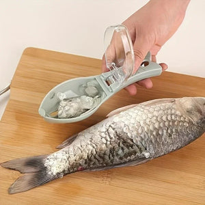 1PC Fish Scale Scraper Fast Remove Fish Skin Brush Fishing Scale Brush Graters Cleaner Kitchen Tool Peeler Helpful Gadgets