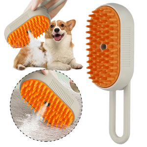 Cat Steam Brush Steamy Dog Brush 3 in 1 Electric Spray Cat Hair Brushes for Pet Grooming Massage Comb Cat Dog Hair Removal Combs