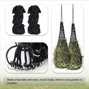 Haylage Net Durable Horse Care Products Small Holed Hay Net Haynet Equipment Slow Feed Hay Feeder Net Bags For Horse