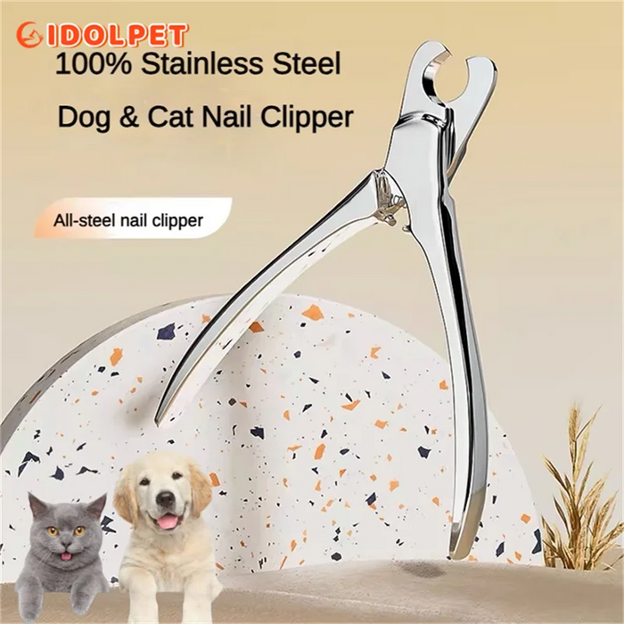 Professional Pet Nail Clipper Sharp Safety Animal Grooming Toe Trimmer Stainless Steels Finger Cutter for Dog and Cat