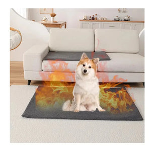 Winter Pet No Electric Self Heating Mat Blanket Heated Pad Dog Bunny Warm Comfortable Print Self Heated Cat Pad Pet Warm Mats