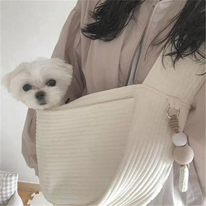 Pet Backpack Comfort Handmade Dog Bag Pet Kitten Carrier Outdoor Travel Breathable One Shoulder Crossbody Bag Supplies