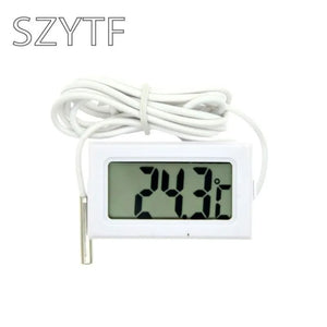 Mini Convenient Digital LCD Thermometer Sensor Hygrometer Gauge Refrigerator Aquarium Monitoring Display Humidity Detector