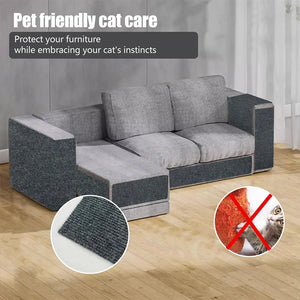 Anti Cat Scratch Sofa Cat Crawling Mat Grinding Climbing Frame Sofa Protection Self-adhesive Carpet Cats Scratch Board Cats Toys