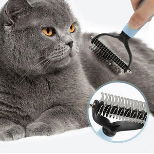 New Professional Pet Cat Hair Removal Comb Brush Dog Grooming Shedding Tools Puppy Hair Shedding Trimmer Pet Fur Trimming Combs