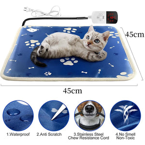 Xiaomi Pet Heating Pad Blanket Waterproof Cat Mat Bed Dog Winter Warmer Pad Home Office Chair Heated Mat Small Dogs Beds