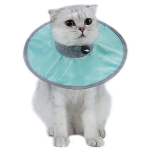 Pet Cat Protective Collar Neck Recovery Cone Collar for Anti-Bite Lick Reusable Cat Dogs Health Medical Circle for Pet Supplies