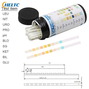 50/100 Pieces/tube Aquarium Testing Kit For Freshwater Saltwater Pond Test Strips For Fish Tank Testing For Fresh And Salt Water