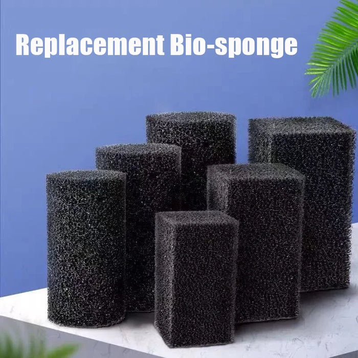 Fish Tank Filter Bio Sponge High-density Water Purification Biochemical Sponge Pond Aquarium Filter Media Replacement Cotton