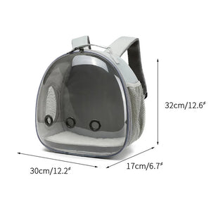 Animal Carrier Backpack Travel Portable Small Breathable Backpack For Hamster Pet Bag Guinea Pig Carrier Bird Travel Cage