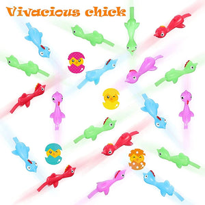 Slingshot Chicken Funny Rubber Flicking To Ejection Toy Turkey Flingers Stretchy Game Party Favor School Activity Gifts