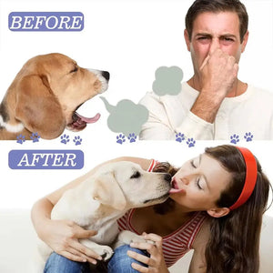 Pet Oral Care Spray for Cat Dog Instant Pet Fresh Breath Dental Care Teeth Cleaning Anti Inflammatory Dog Gingivitis Treatment