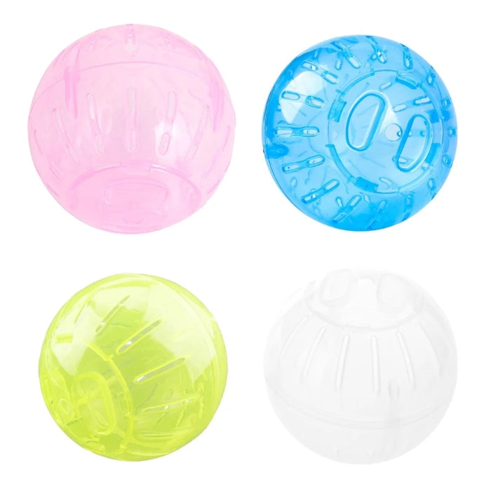 Silent Hamster Exercise Balls 3.9" Quiet Spinner Dwarf Hamster Plastic Running Wheels for Mini Gerbils Small Animals