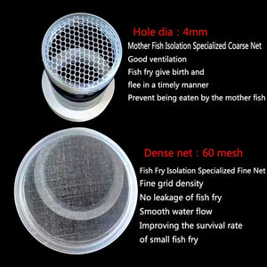 Plastic Floating Fish Breeding Isolation Box Aquarium Breeder Feeder Fish Tank Hatching Incubator Aquarium Hatchery Accessory