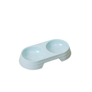 Double Pet Bowls Dog Food Water Feeder Pet Drinking Dish Feeder Cat Puppy Feeding Supplies Small Dog Accessories