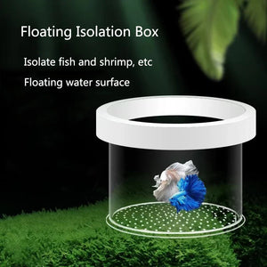 Acrylic Floating Fish Breeding Isolation Box Aquarium Breeder Feeder Fish Tank Hatching Incubator Aquarium Hatchery Accessory